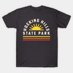 Hocking Hills State Park Ohio Retro Vintage Sunshine T-Shirt